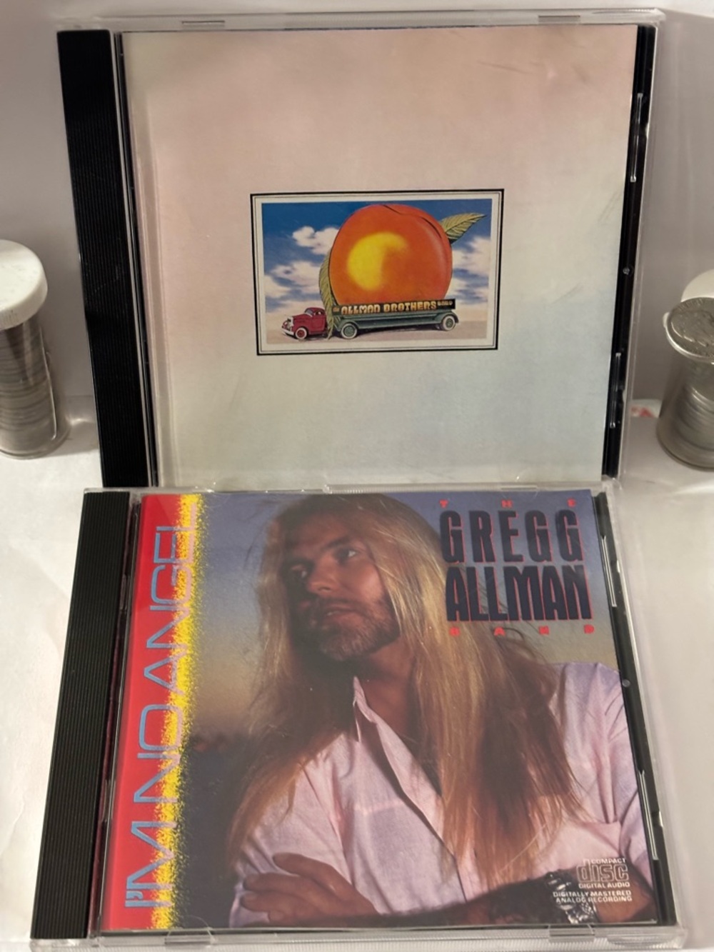 Gregg Allman and allman brothers cd lot of 2. Eat a peach / I’m no angel
